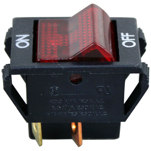 (image for) Vulcan Hart 819871 SWITCH, ON/OFF BLACK ROCKER W/ LIGHT